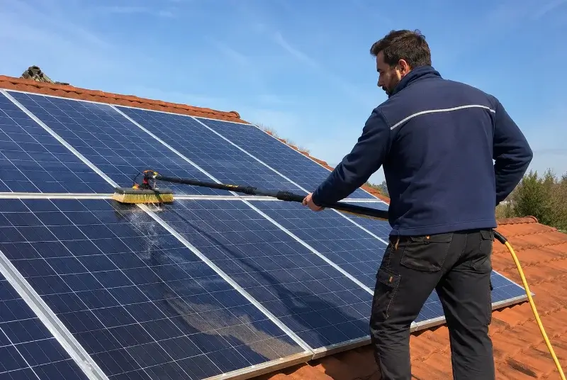 Nettoyage et entretien de panneaux solaires à Hélette